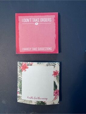 3/$15 Vacay Notepad with Tropical Design